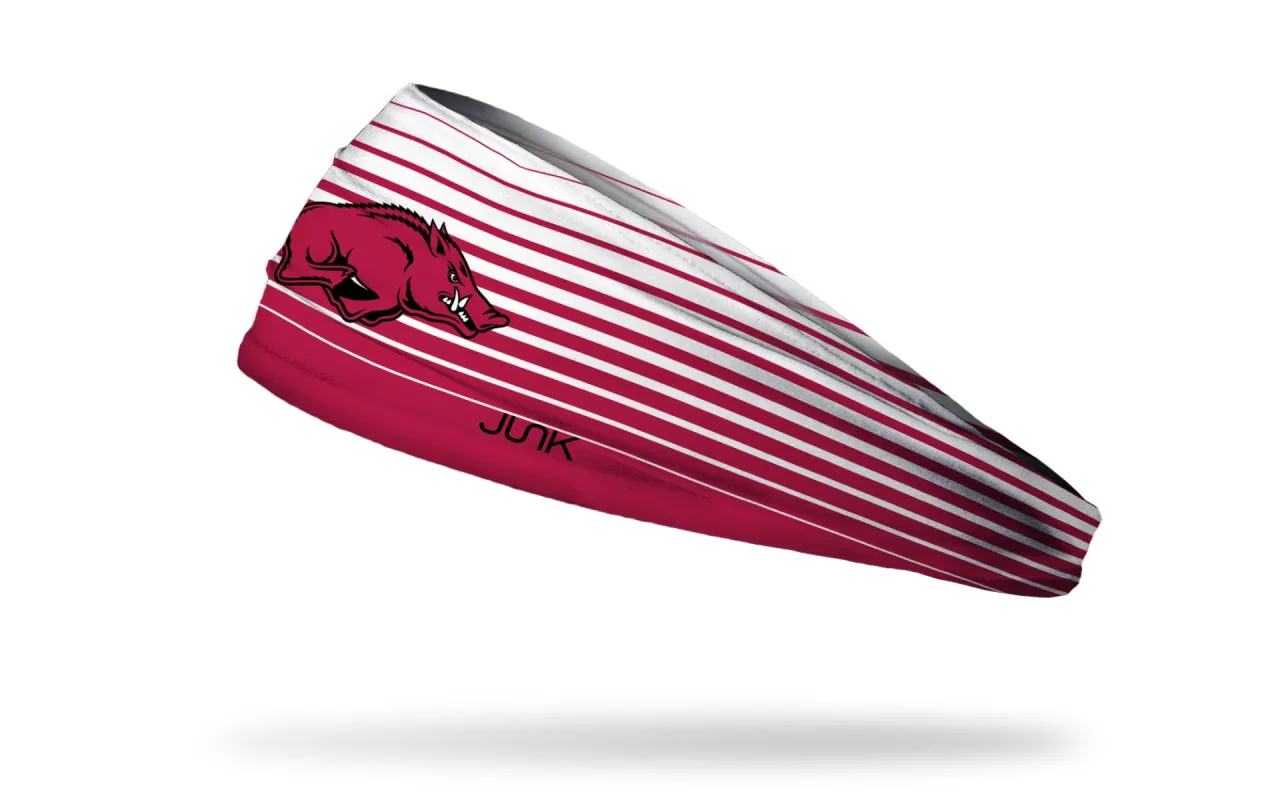 University of Arkansas: Gradient Stripe Big Bang Lite Headband sold by JUNK Brands