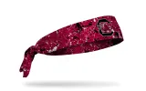 University of South Carolina: Splatter Garnet Flex Tie Headband sold by JUNK Brands