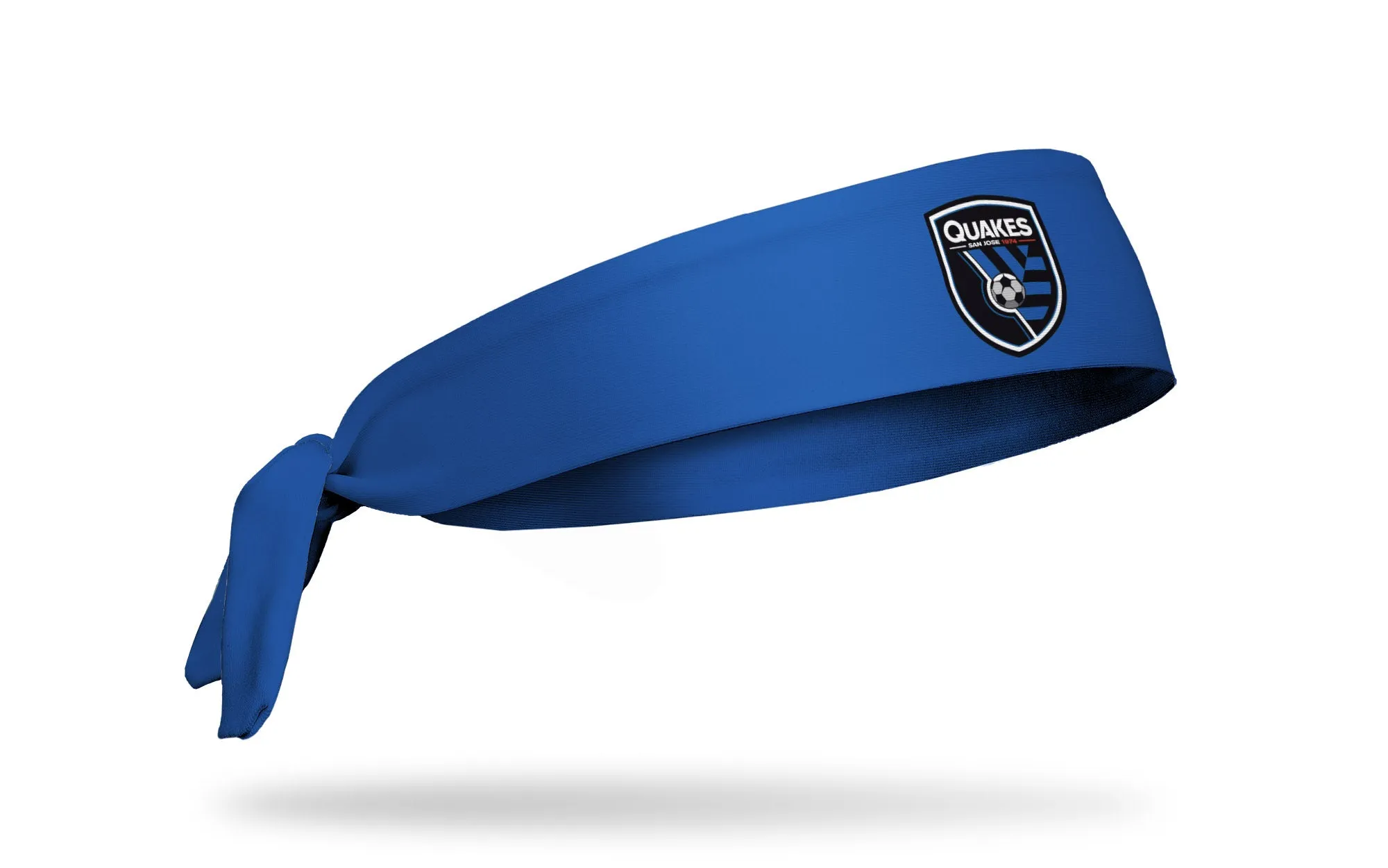 San Jose Earthquakes: Logo Blue Flex Tie Headband sold by JUNK Brands product image thumbnail 2