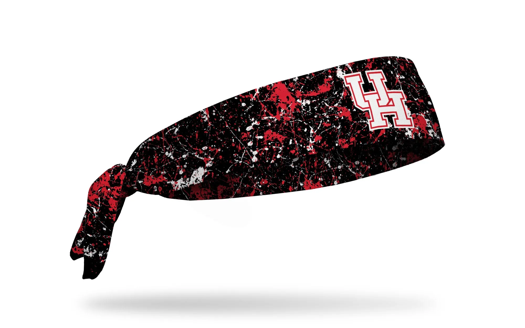 University of Houston: Splatter Black Flex Tie Headband sold by JUNK Brands product image thumbnail 2