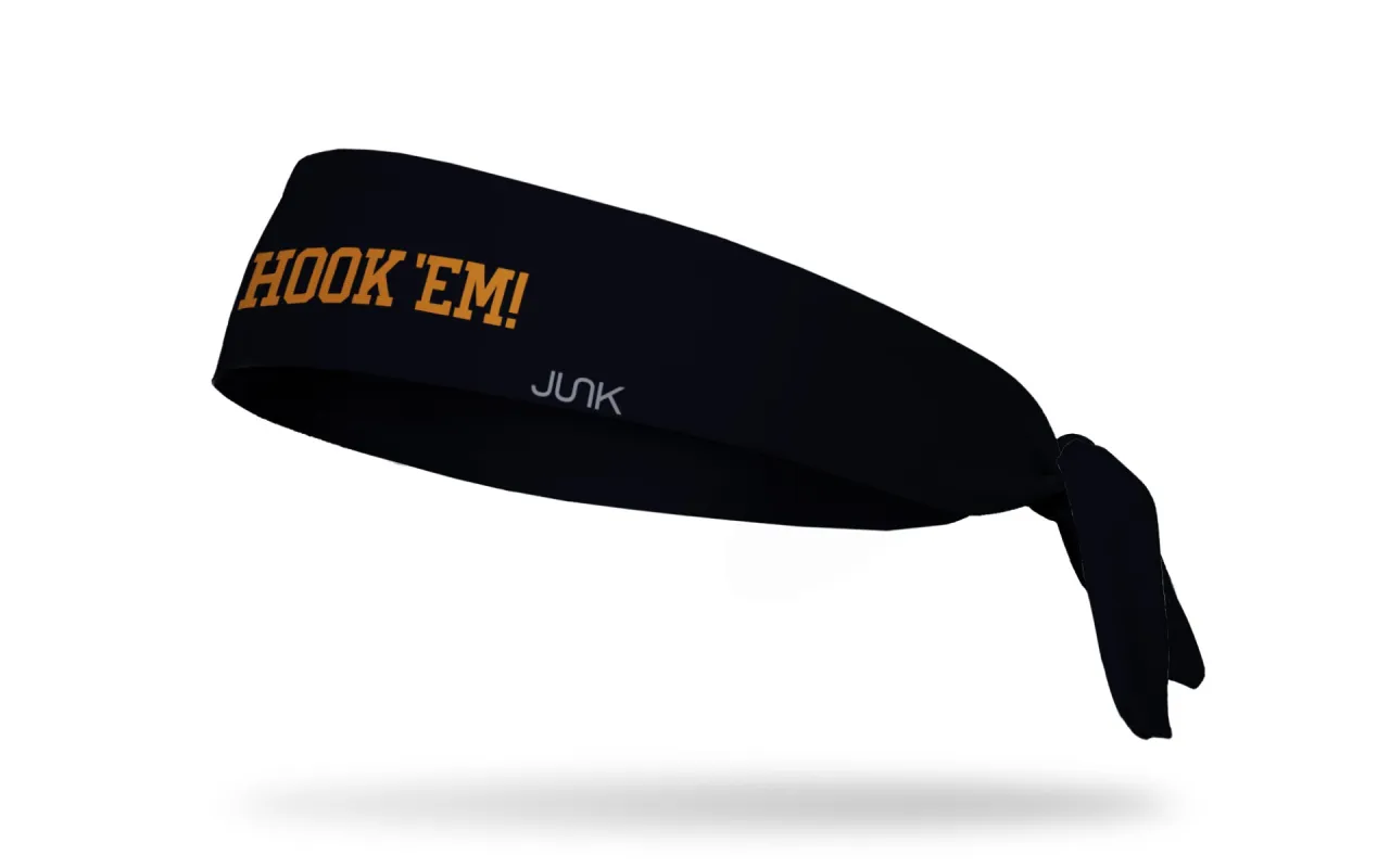 University of Texas: Hook 'Em Flex Tie Headband sold by JUNK Brands