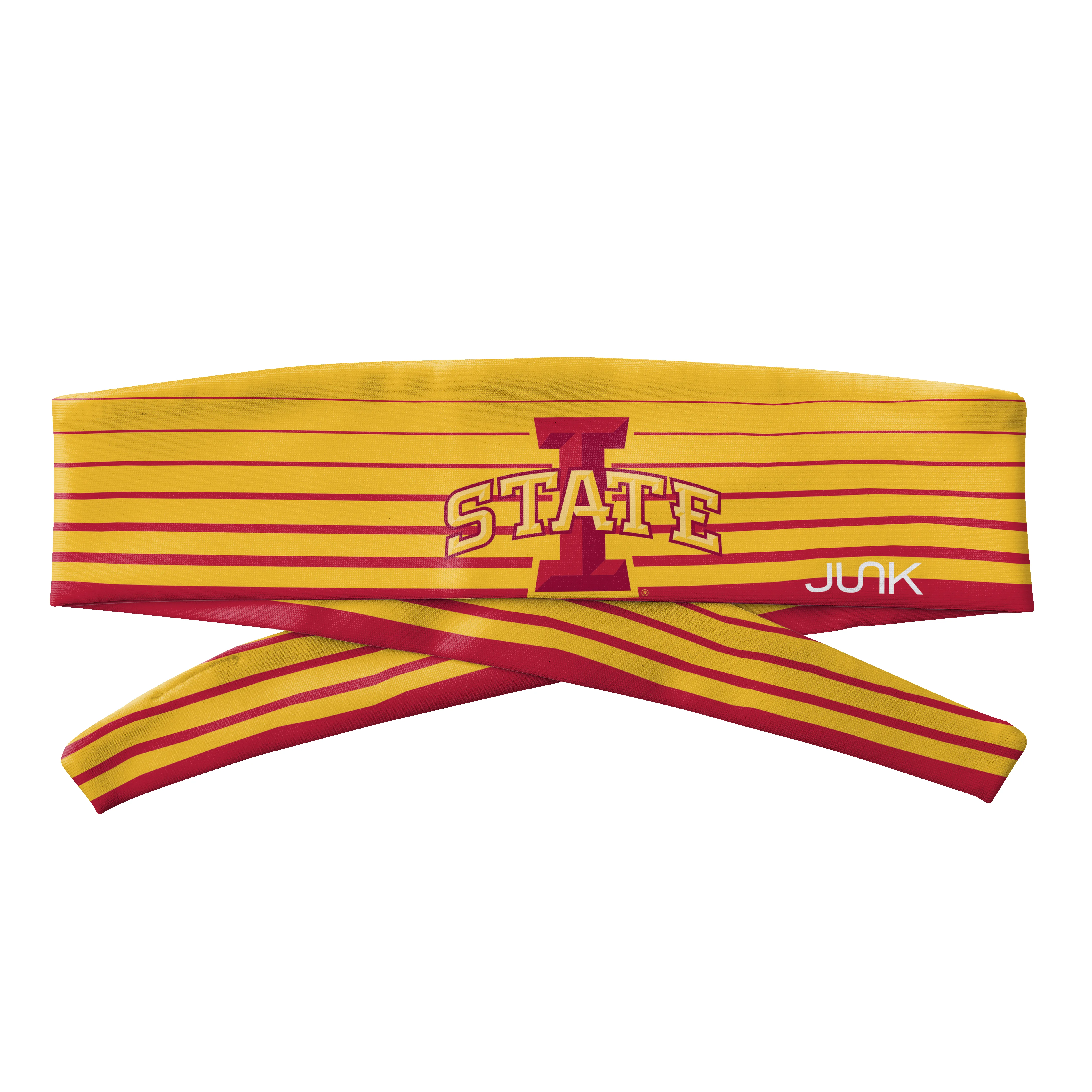Iowa State University: Gradient Stripe Flex Tie Headband sold by JUNK Brands product image thumbnail 5
