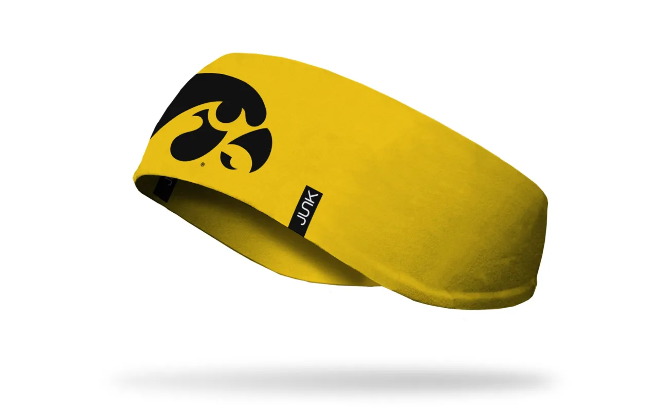 University of Iowa: Tiger Hawk Gold Ear Warmer sold by JUNK Brands