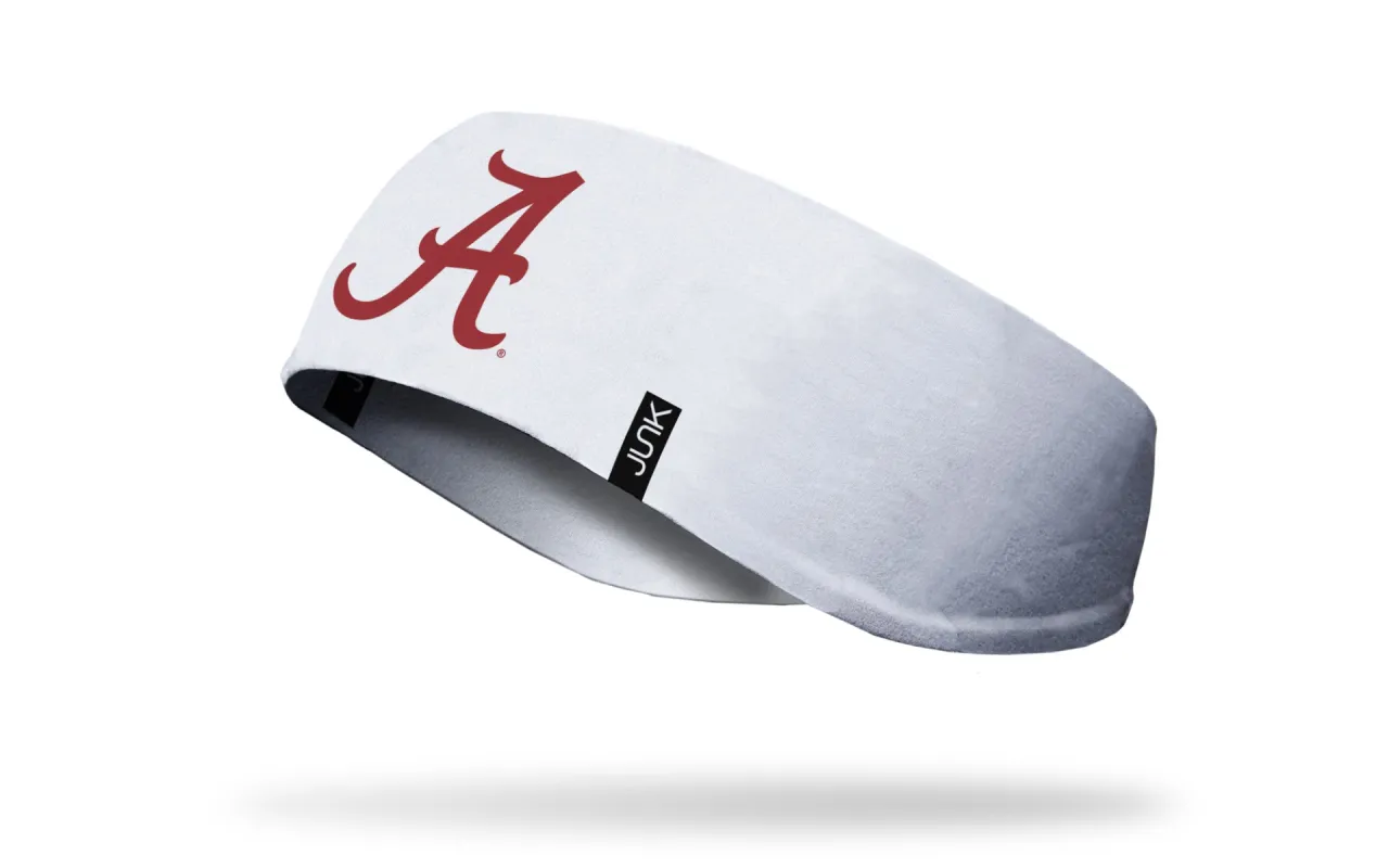 University of Alabama: Logo White Ear Warmer sold by JUNK Brands