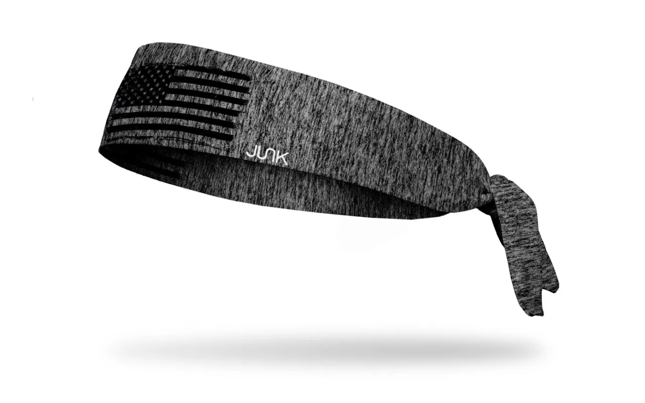 Never Surrender Flex Tie Headband sold by JUNK Brands