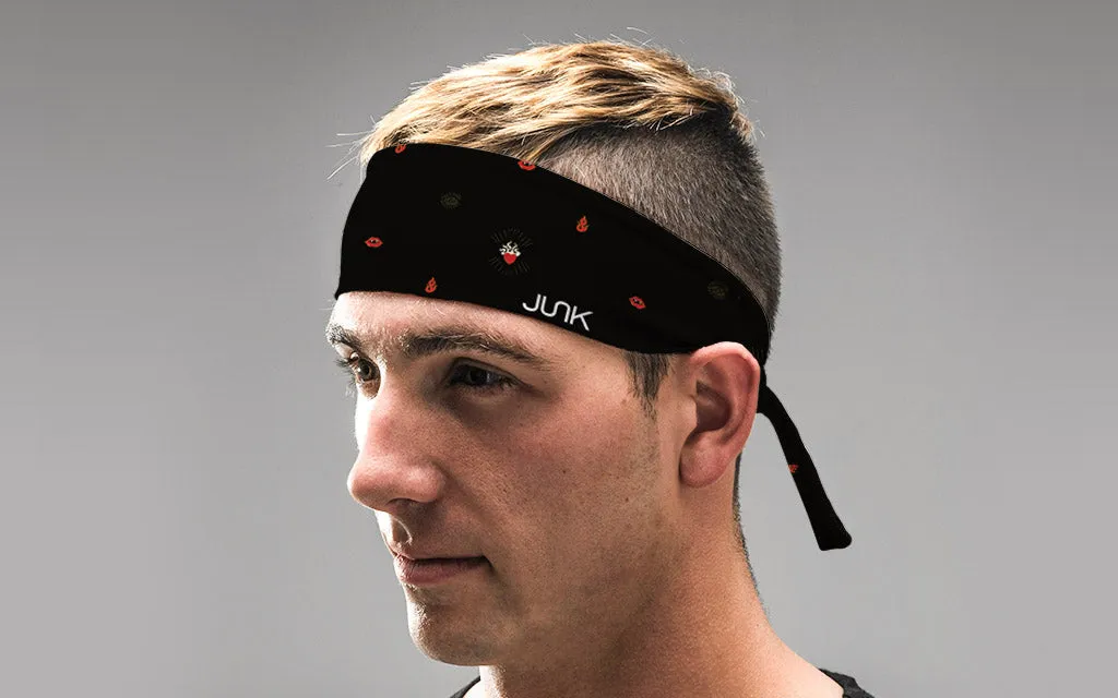 Love on Fire Tie Headband sold by JUNK Brands product image thumbnail 4