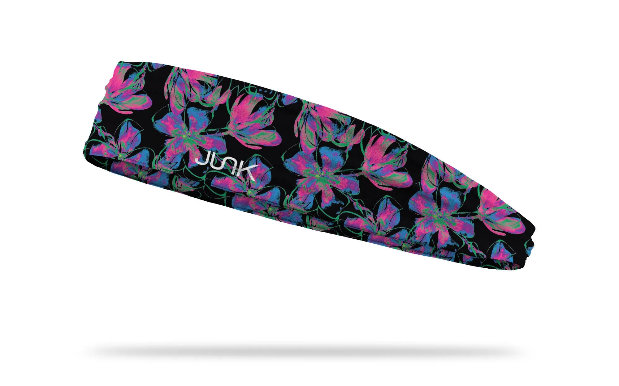 Neon Blooms Infinity Headband sold by JUNK Brands