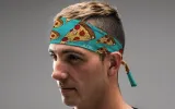 Cheesy Affection Flex Tie Headband sold by JUNK Brands