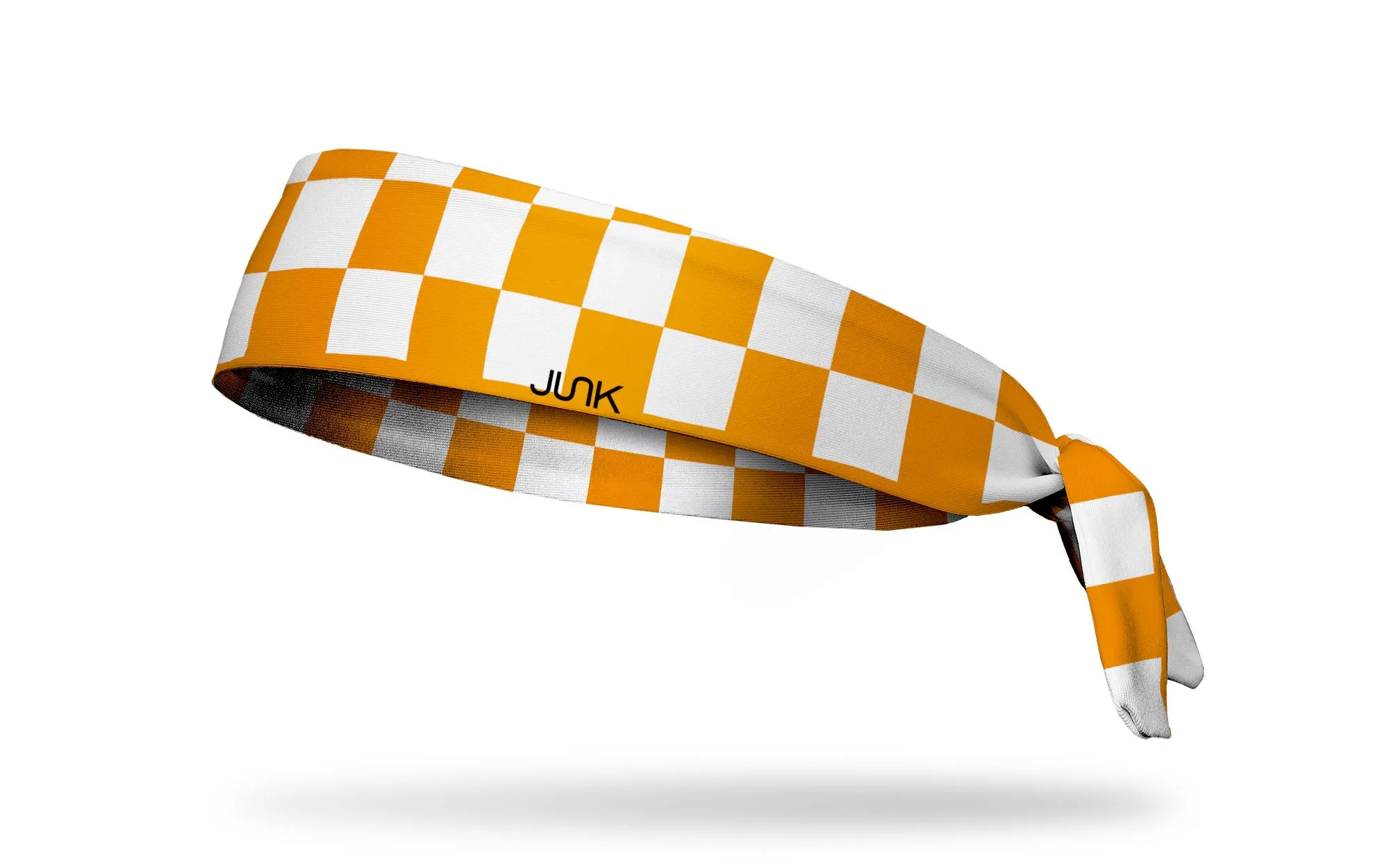 University of Tennessee: Checkerboard Flex Tie Headband sold by JUNK Brands
