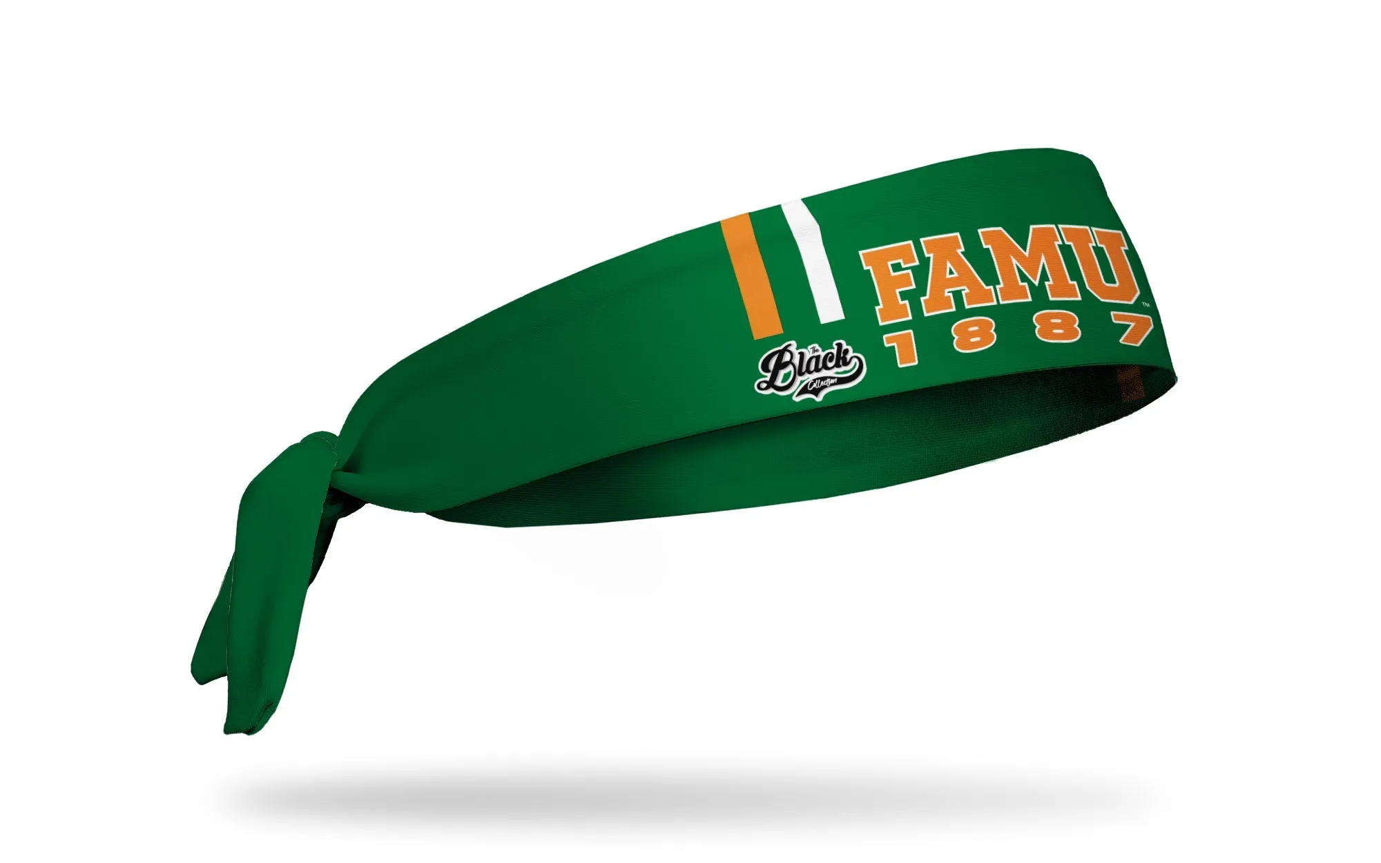 Florida A&M University: Varsity Stripe Tie Headband sold by JUNK Brands product image thumbnail 2