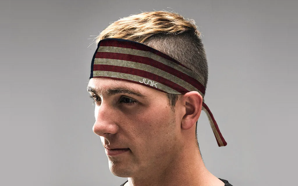 Ol' Glory Flex Tie Headband sold by JUNK Brands product image thumbnail 4