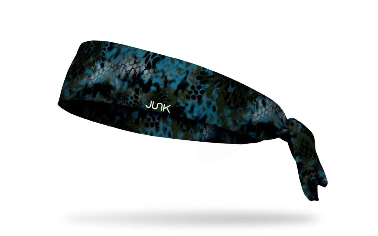 Kryptek Neptune Flex Tie Headband made by JUNK Brands
