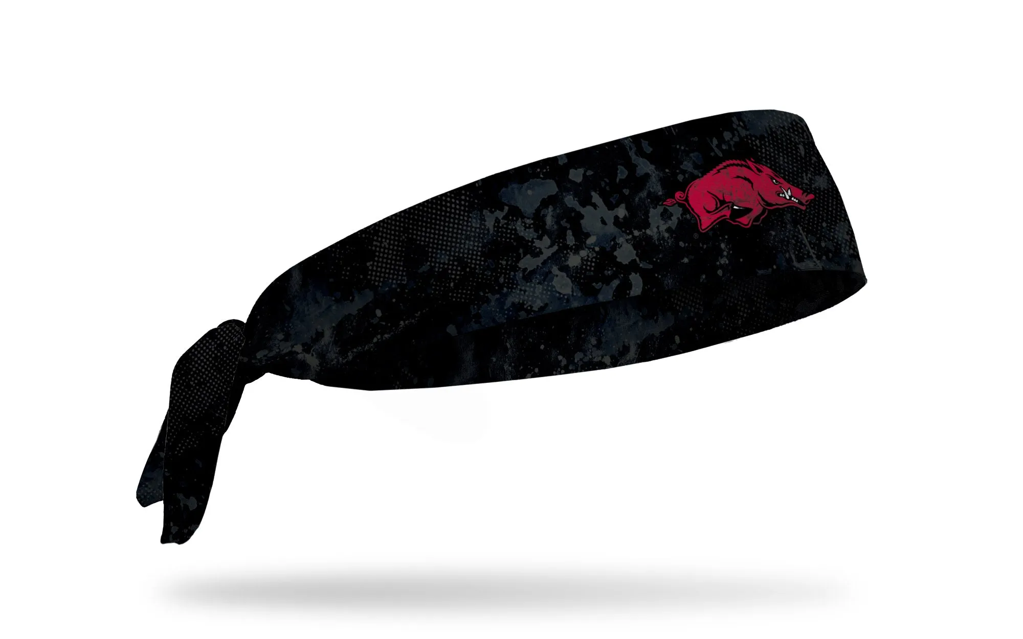 University of Arkansas: Grunge Black Flex Tie Headband sold by JUNK Brands product image thumbnail 2