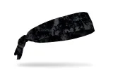 Gridiron Black Gray Flex Tie Headband sold by JUNK Brands