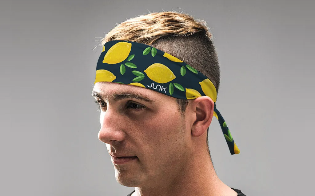 When Life Gives You Lemons Tie Headband sold by JUNK Brands product image thumbnail 4