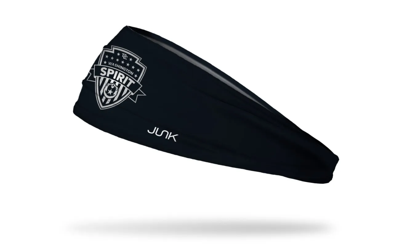 Washington Spirit: Logo Black Big Bang Lite Headband sold by JUNK Brands
