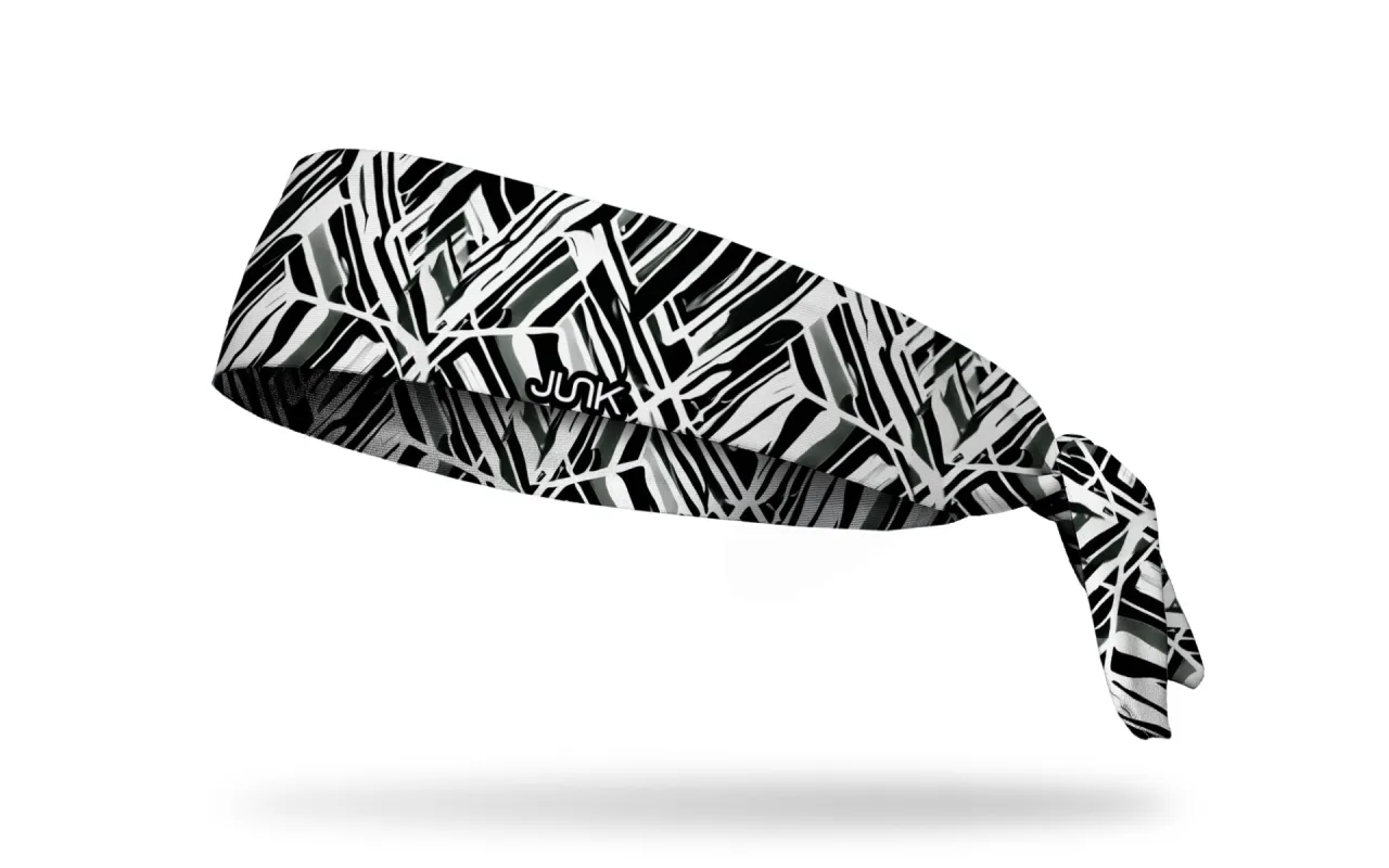 Artificial BLACK Flex Tie Headband sold by JUNK Brands