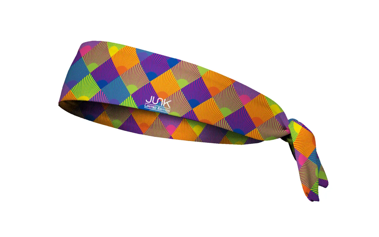 Kaleidoscope Sunrise Tie Headband - Limited Edition sold by JUNK Brands