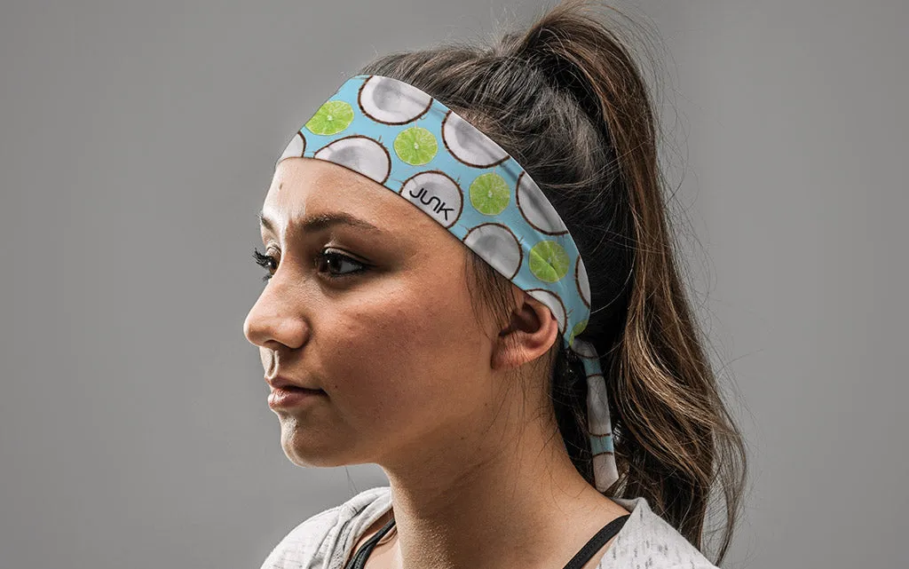 Coconut Lime Tie Headband sold by JUNK Brands product image thumbnail 3