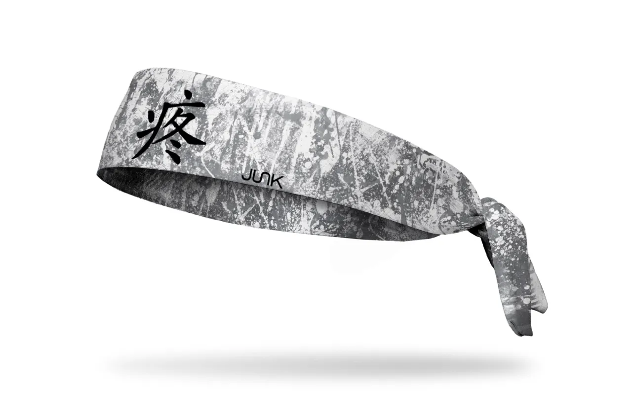 Pain Symbol Flex Tie Headband sold by JUNK Brands