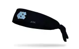 University of North Carolina: Logo Black Flex Tie Headband sold by JUNK Brands