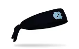 University of North Carolina: Logo Black Flex Tie Headband sold by JUNK Brands