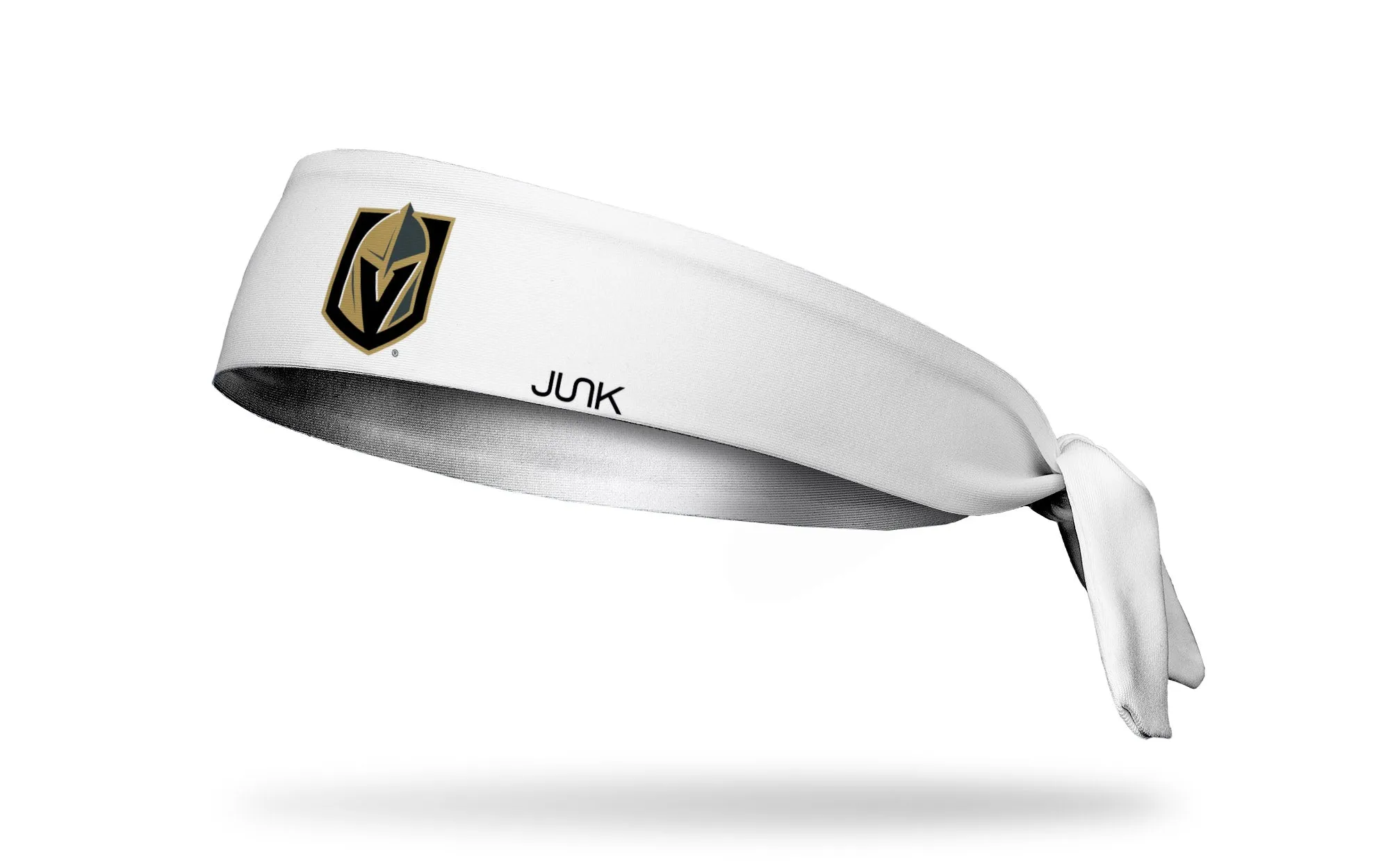 Vegas Golden Knights: Logo White Tie Headband sold by JUNK Brands