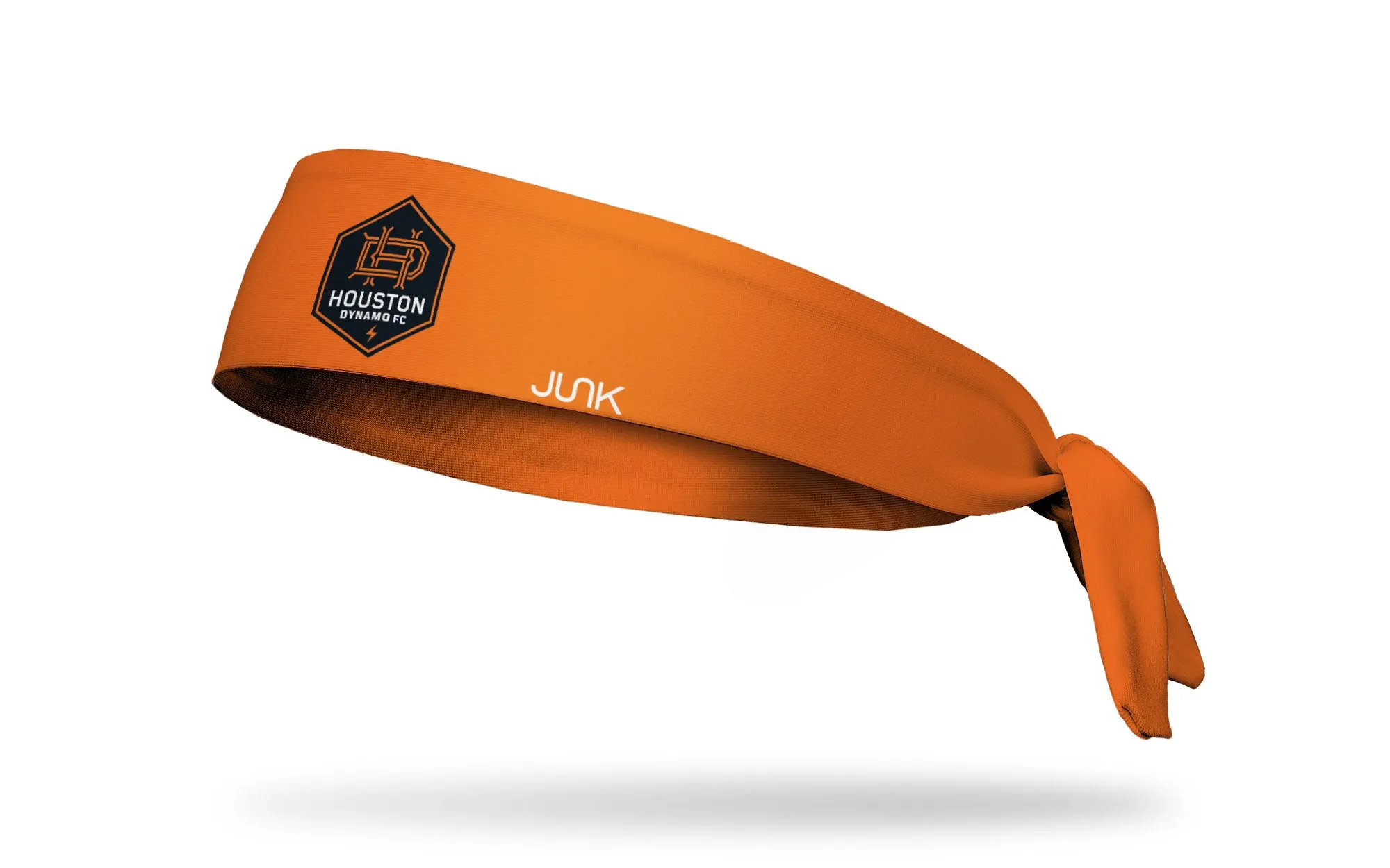 Houston Dynamo FC: Logo Orange Flex Tie Headband sold by JUNK Brands