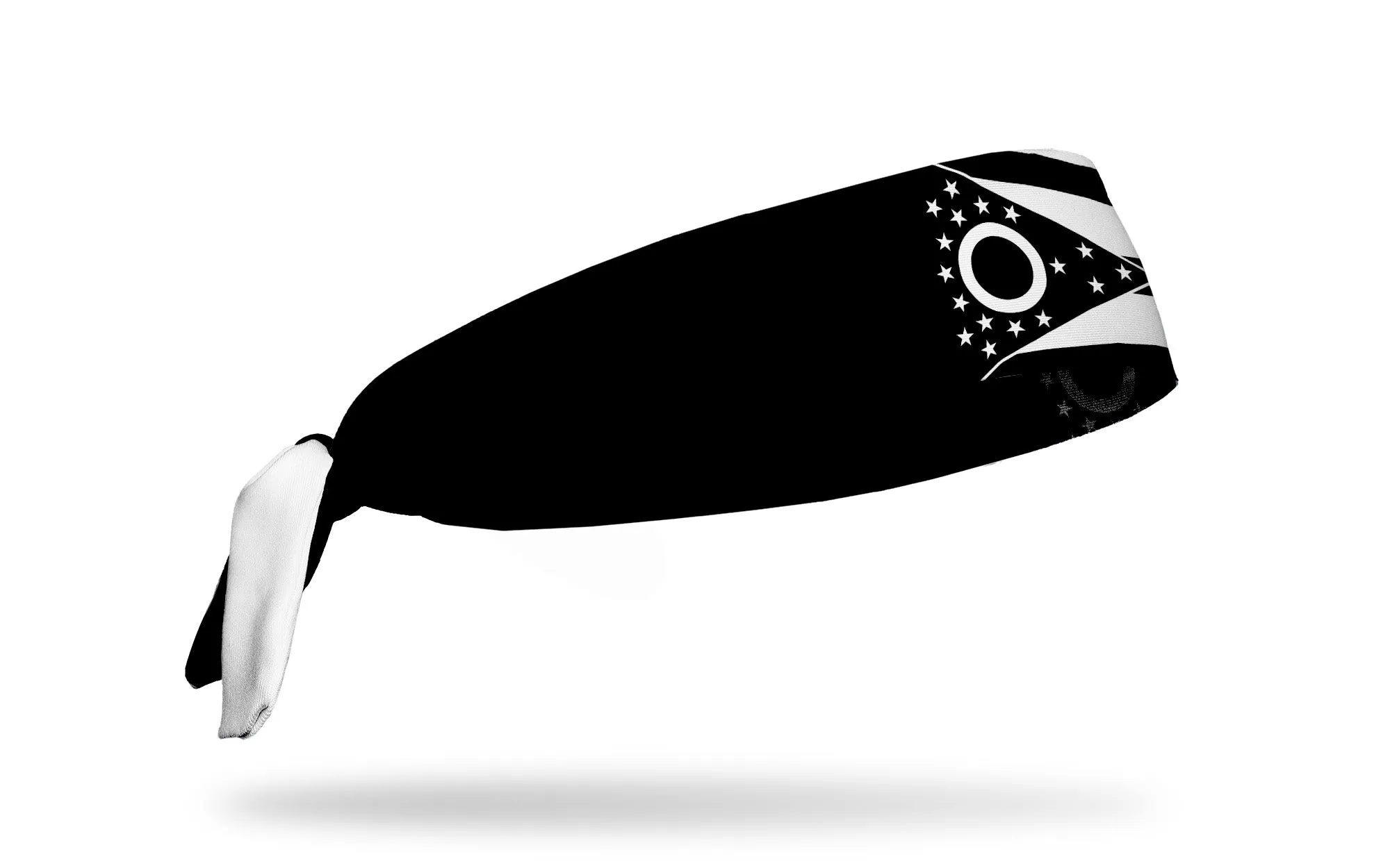 Ohio Monochrome Flag Tie Headband sold by JUNK Brands product image thumbnail 2