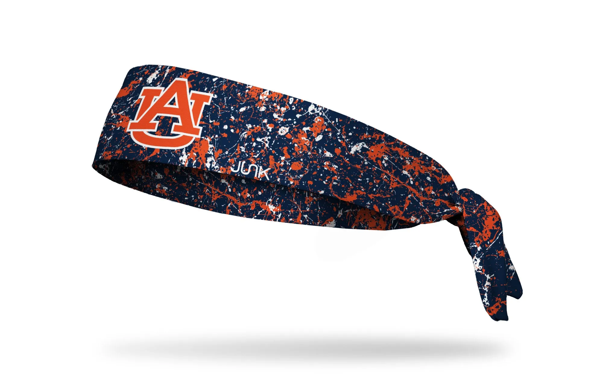 Auburn University: Splatter Navy Flex Tie Headband sold by JUNK Brands