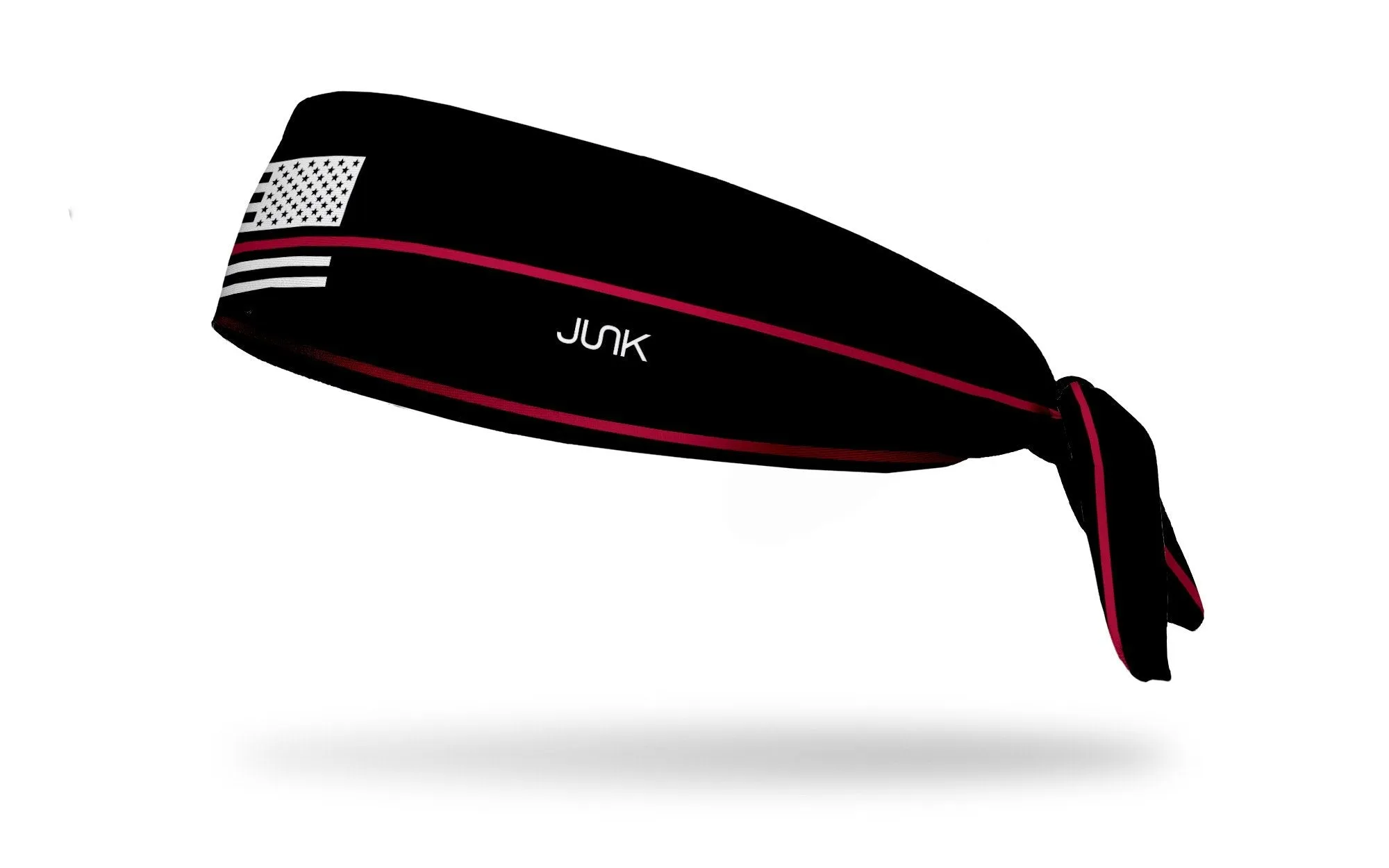 Thin Red Line Tie Headband sold by JUNK Brands product image thumbnail 2