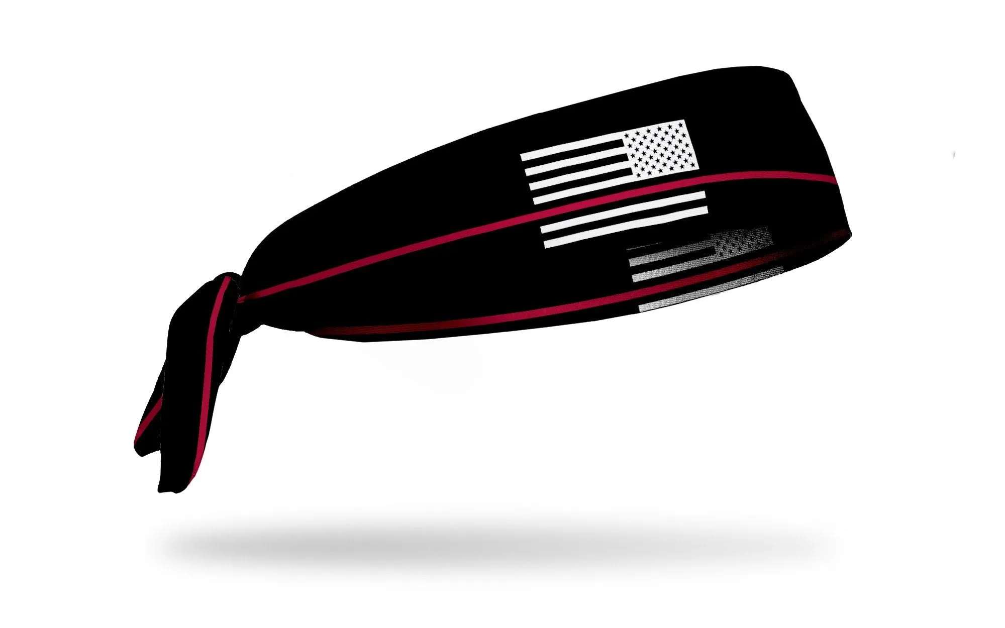 Thin Red Line Tie Headband sold by JUNK Brands
