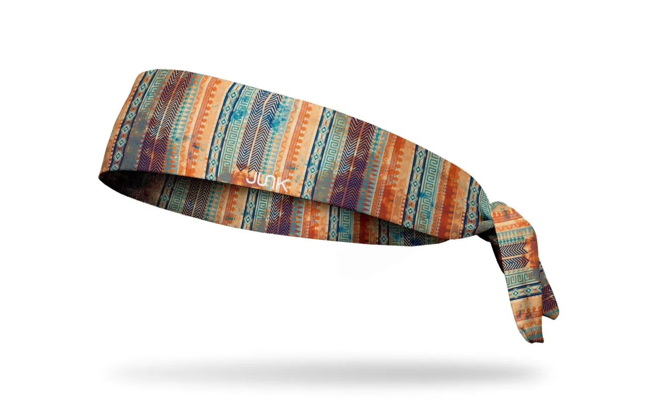 Pronghorn Paradise Flex Tie Headband sold by JUNK Brands