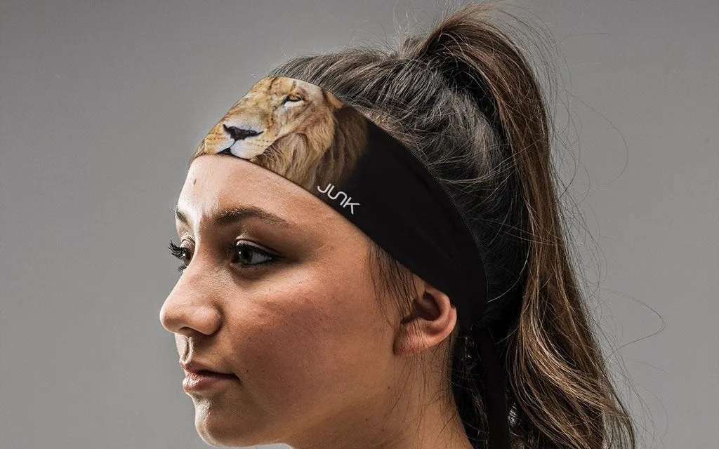 Lion Pride Flex Tie Headband sold by JUNK Brands product image thumbnail 3