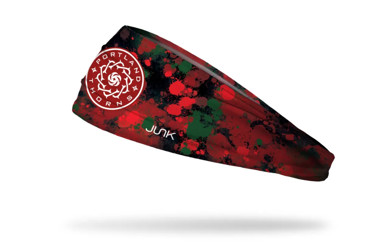 Portland Thorns FC: Splatter Big Bang Lite Headband sold by JUNK Brands