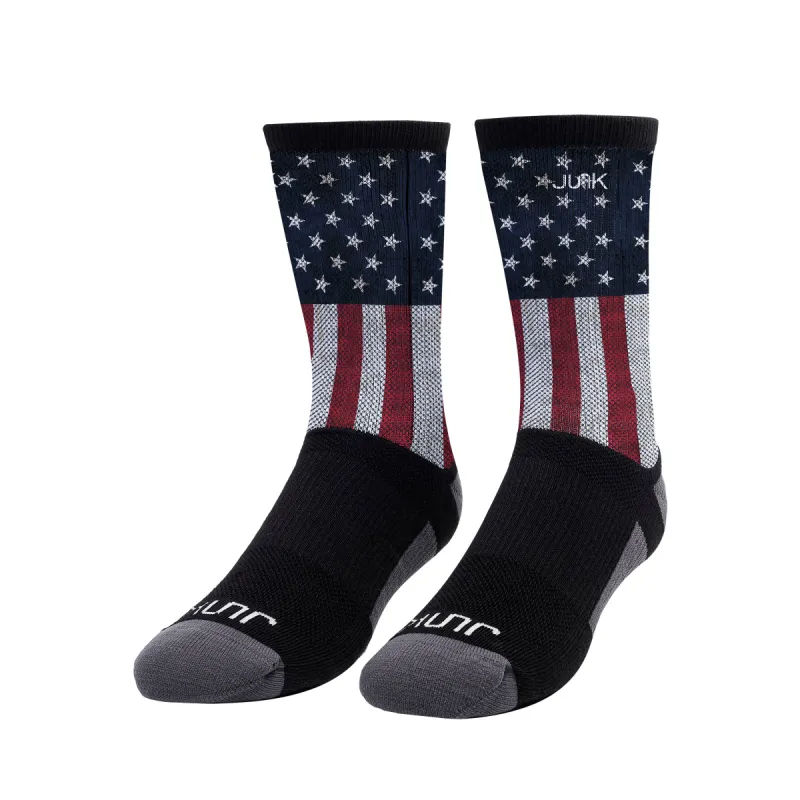 Ol' Glory Athletic Crew Sock sold by JUNK Brands