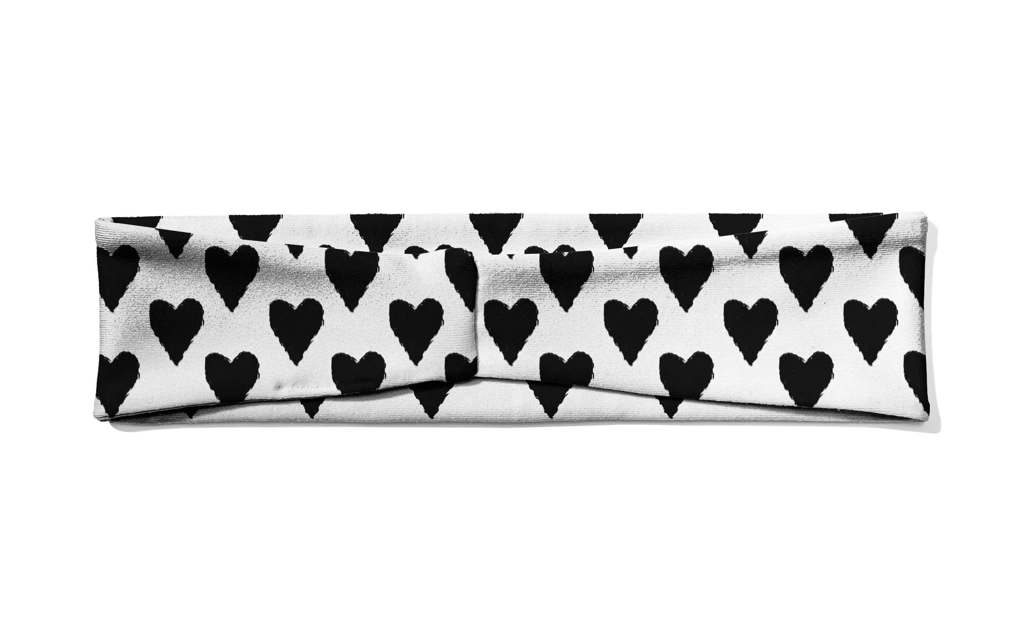 Black Heart Infinity Headband sold by JUNK Brands product image thumbnail 4