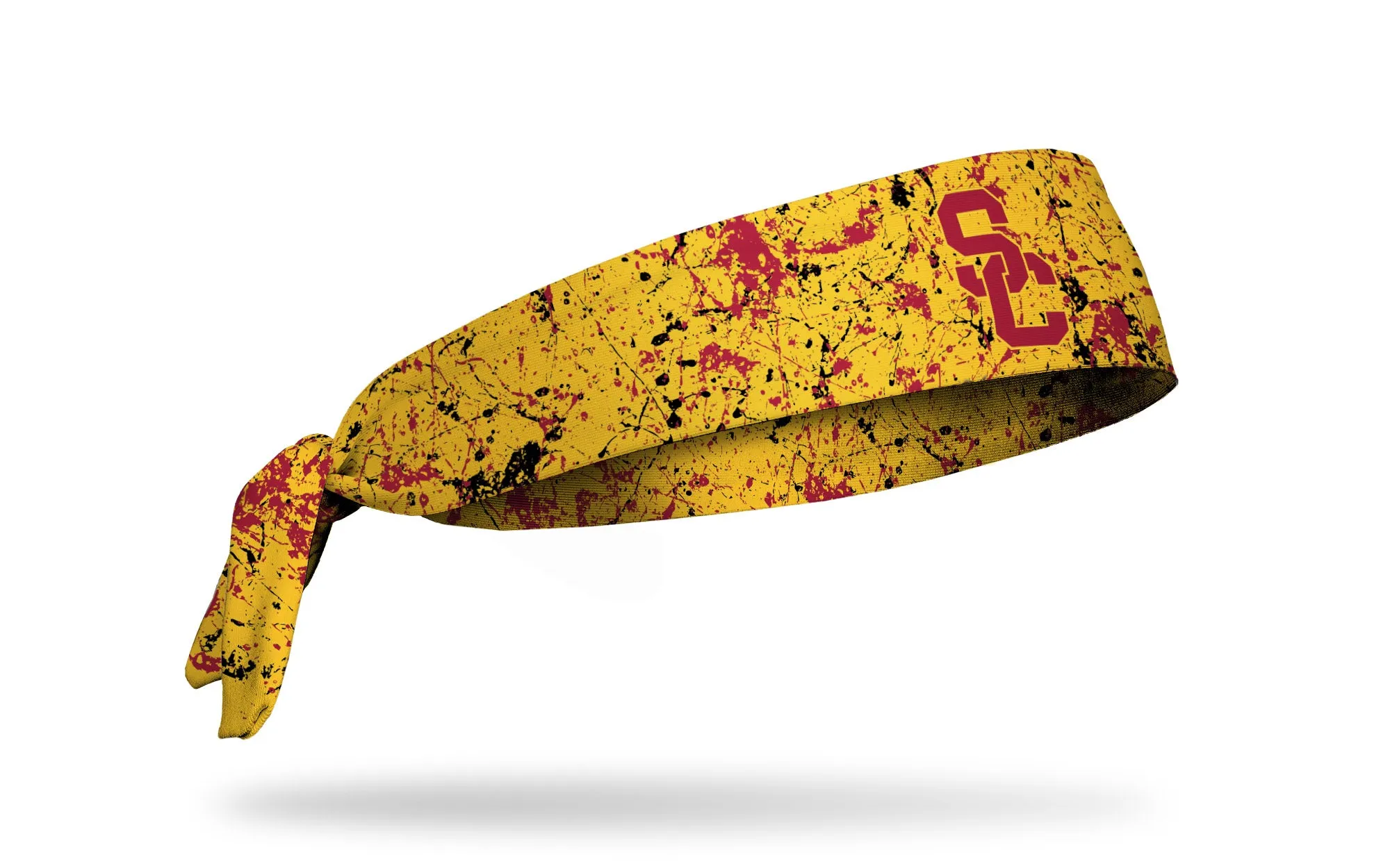 USC: Splatter Gold Flex Tie Headband sold by JUNK Brands product image thumbnail 2