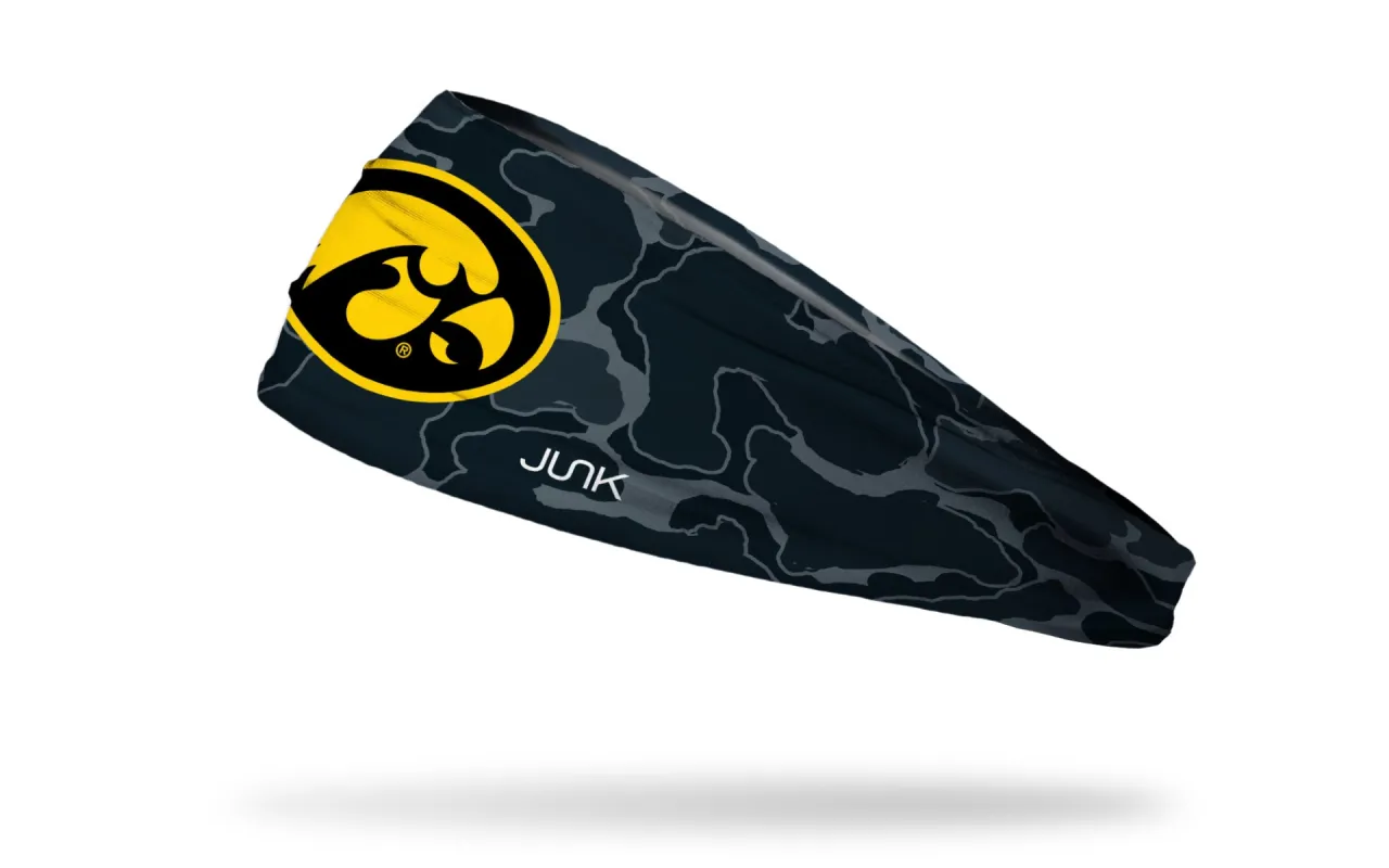 University of Iowa: Camo Big Bang Lite Headband sold by JUNK Brands