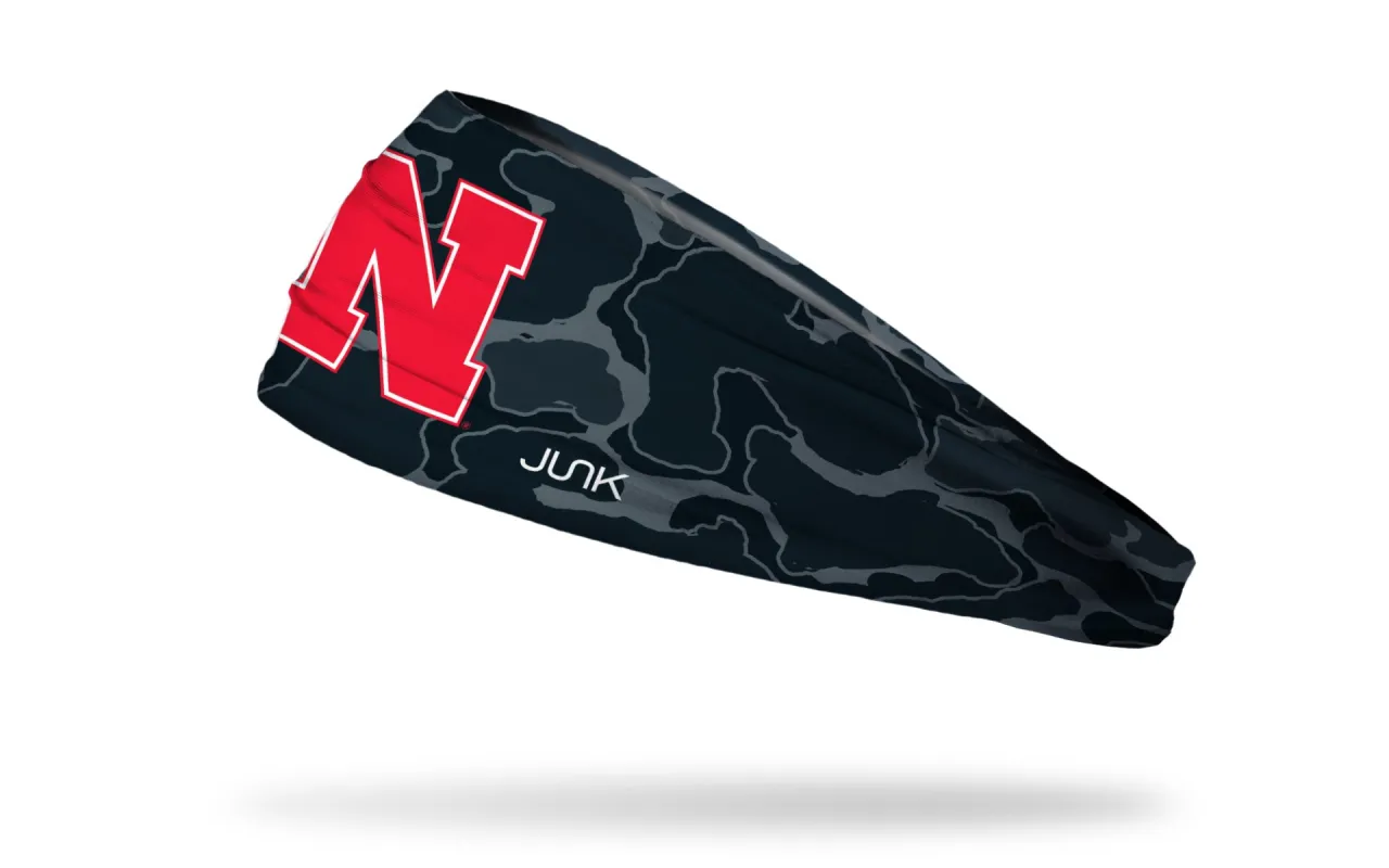 University of Nebraska: Camo Big Bang Lite Headband sold by JUNK Brands