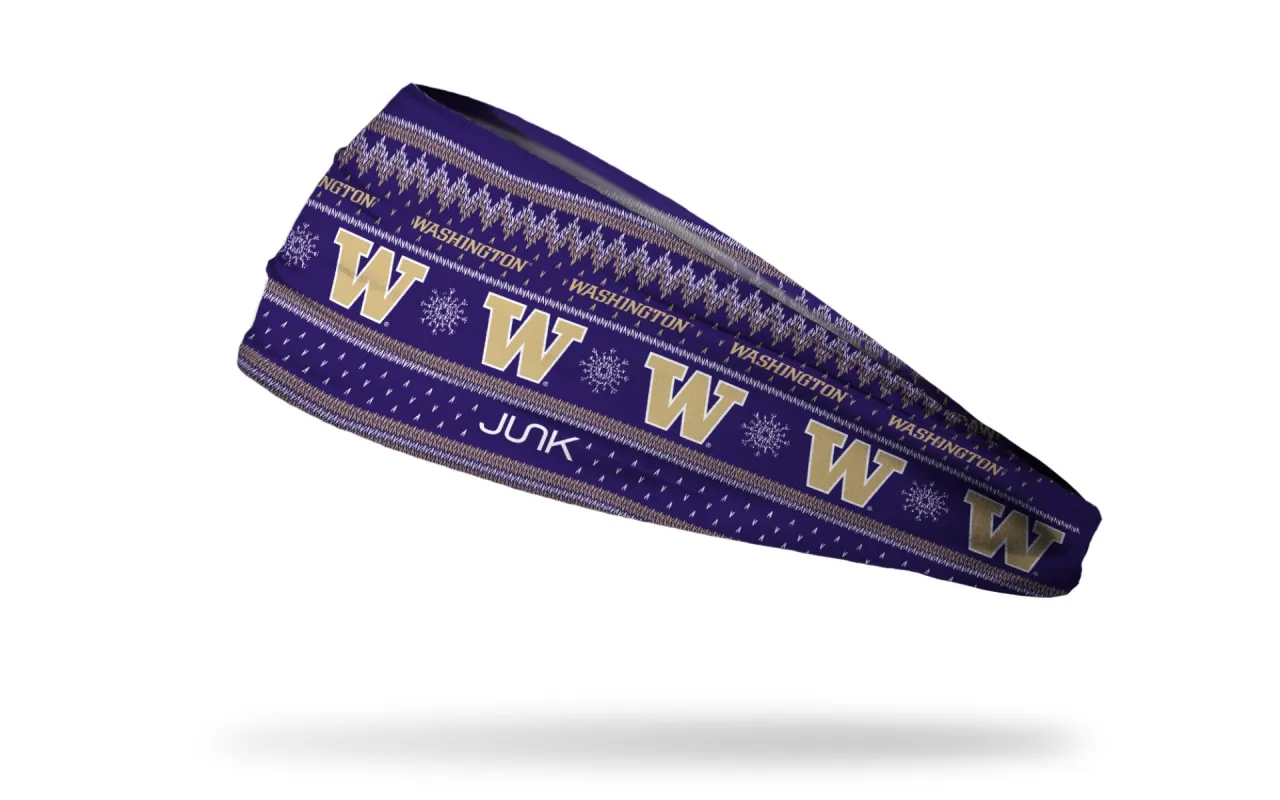 University of Washington: Sweater Big Bang Lite Headband sold by JUNK Brands