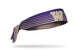 University of Washington: Gradient Stripe Flex Tie Headband sold by JUNK Brands