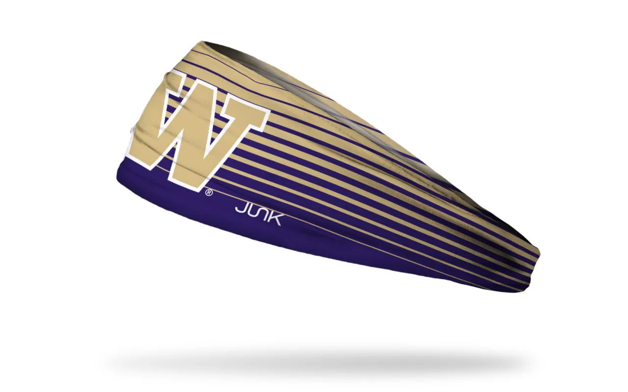 University of Washington: Gradient Stripe Big Bang Lite Headband sold by JUNK Brands