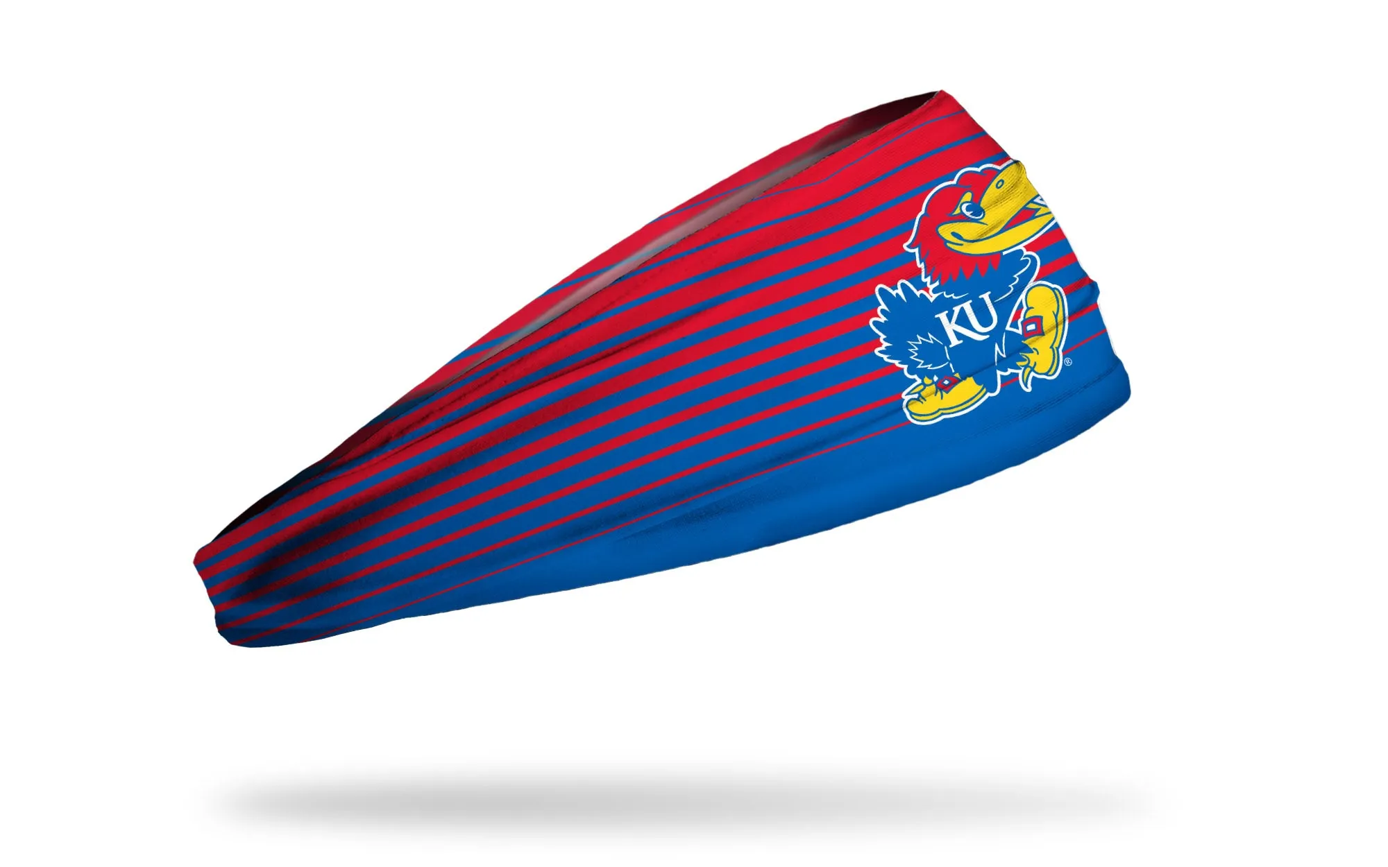 University of Kansas: Gradient Stripe Big Bang Lite Headband sold by JUNK Brands product image thumbnail 2