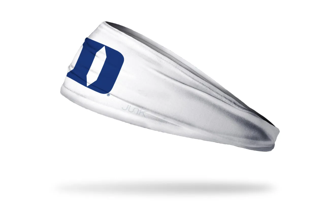 Duke University: Logo White Big Bang Lite Headband sold by JUNK Brands