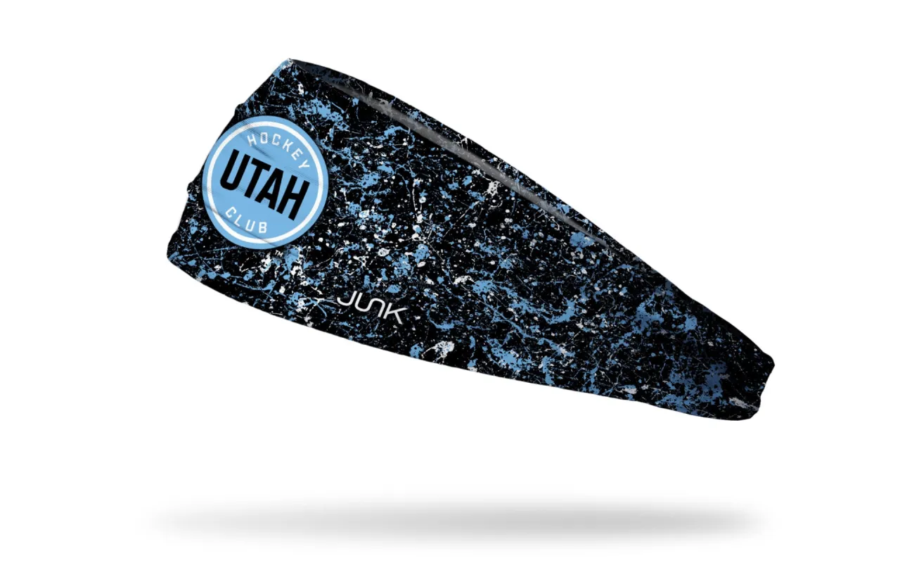 Utah Hockey Club: Splatter Big Bang Lite Headband sold by JUNK Brands