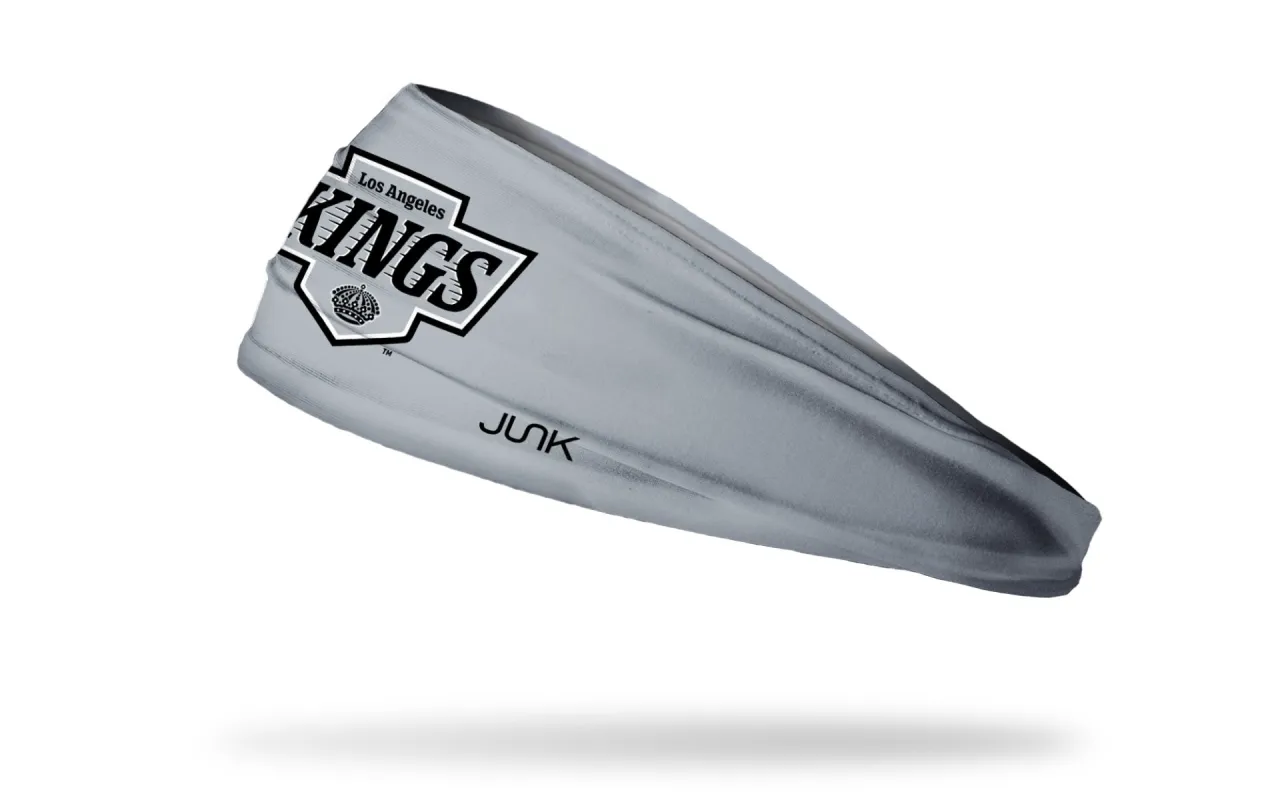 Los Angeles Kings: Logo Silver Big Bang Lite Headband sold by JUNK Brands