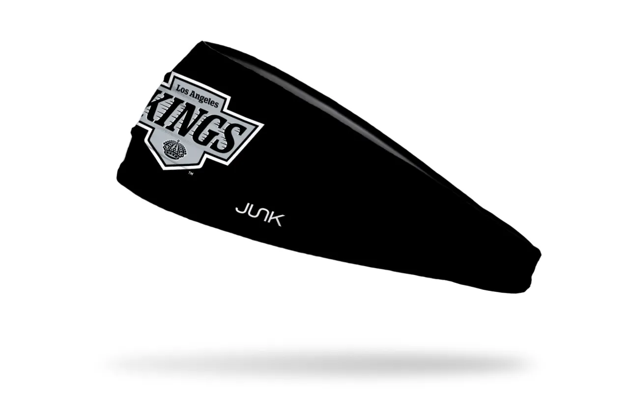 Los Angeles Kings: Logo Black Big Bang Lite Headband sold by JUNK Brands