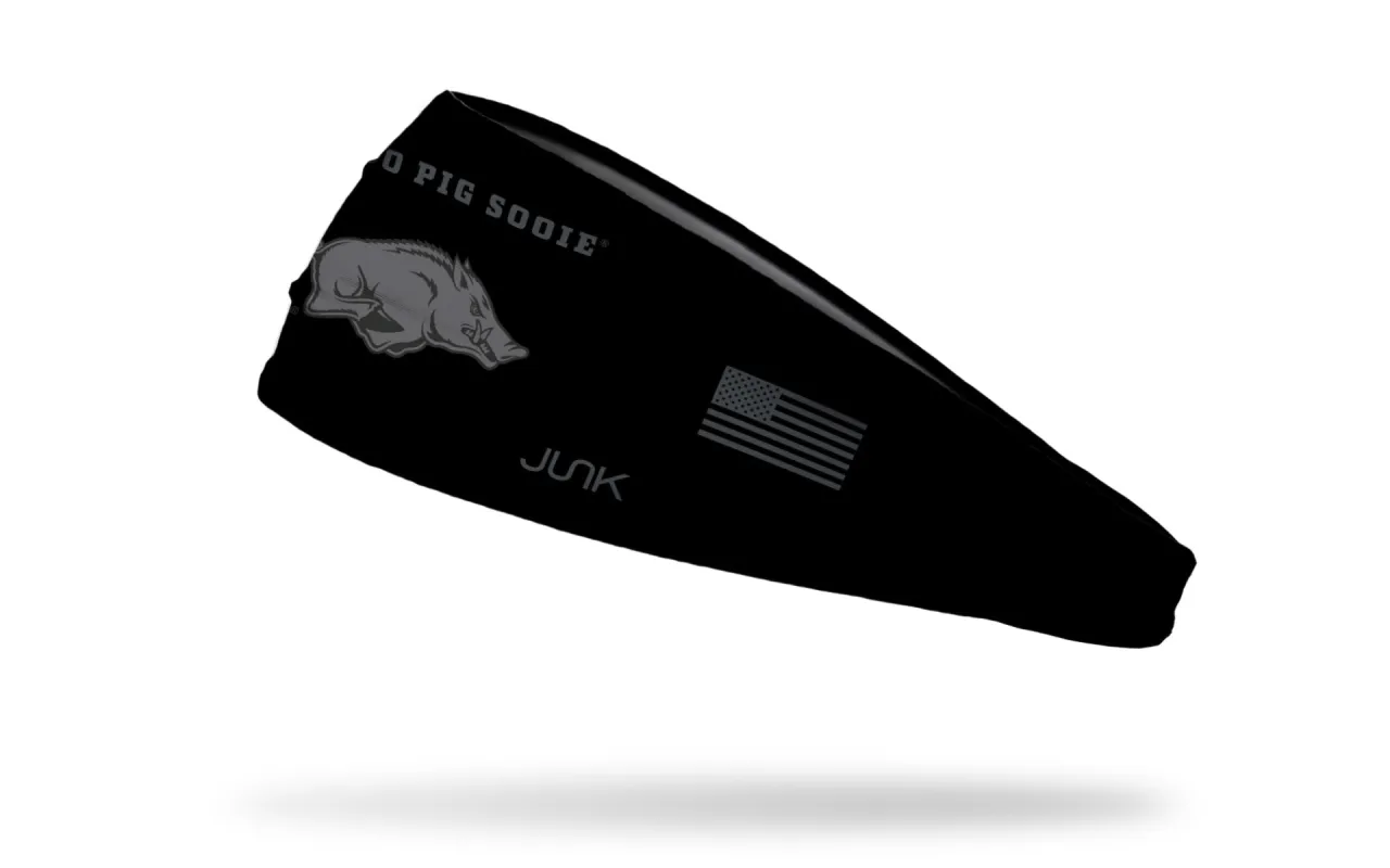 University of Arkansas: Blackout Big Bang Lite Headband sold by JUNK Brands