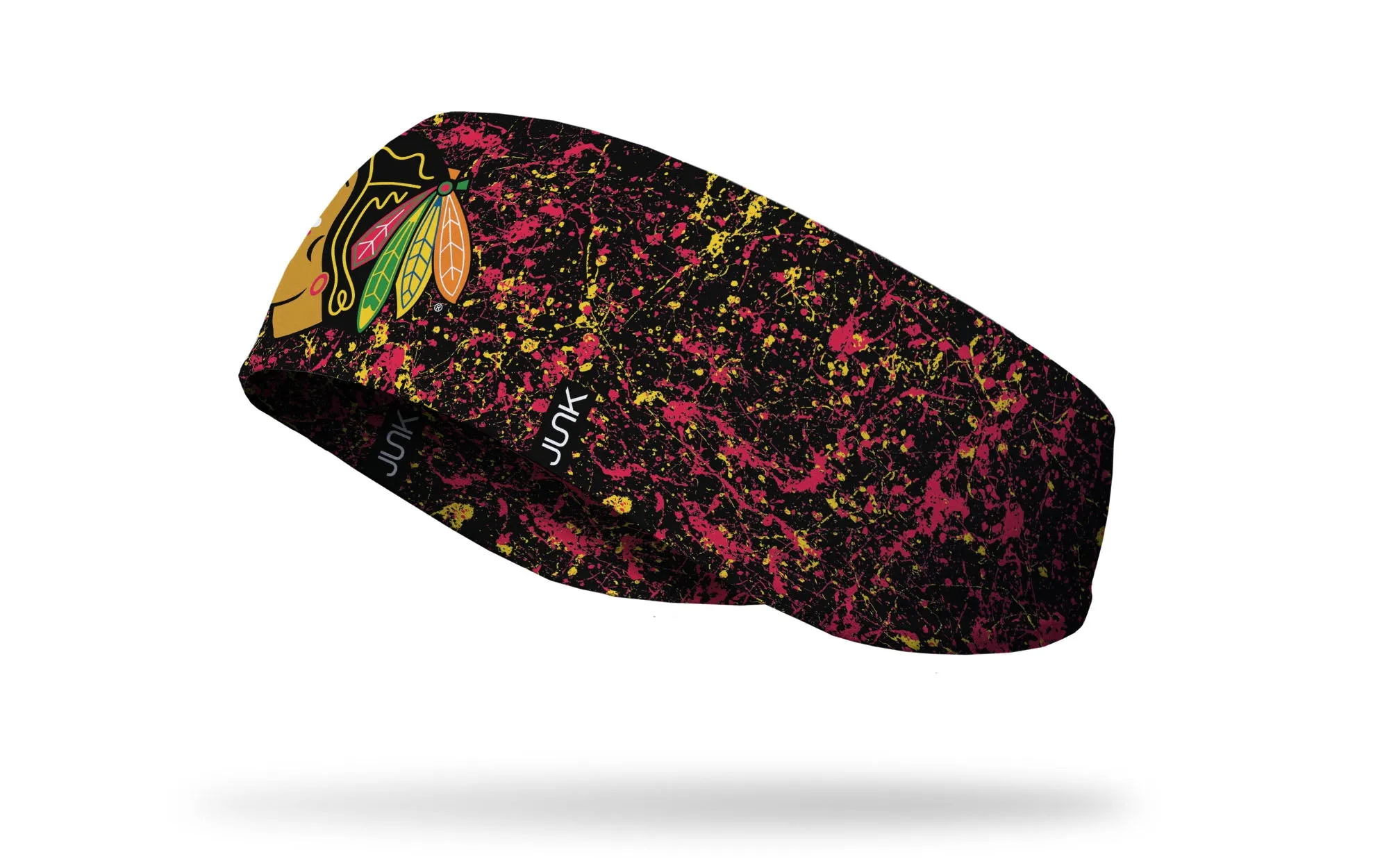Chicago Blackhawks: Splatter Ear Warmer sold by JUNK Brands